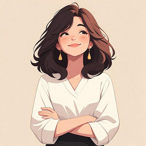 無理をしない姿勢のイラスト