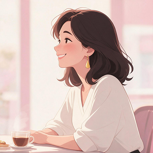 我慢しすぎない姿勢のイラスト
