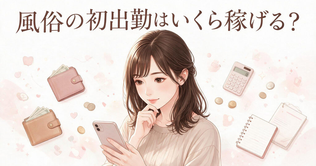 初出勤の給料について考える未経験女性