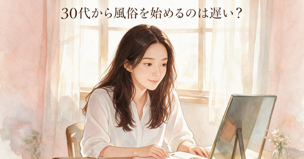 30代から新しい仕事を始めるか考える女性