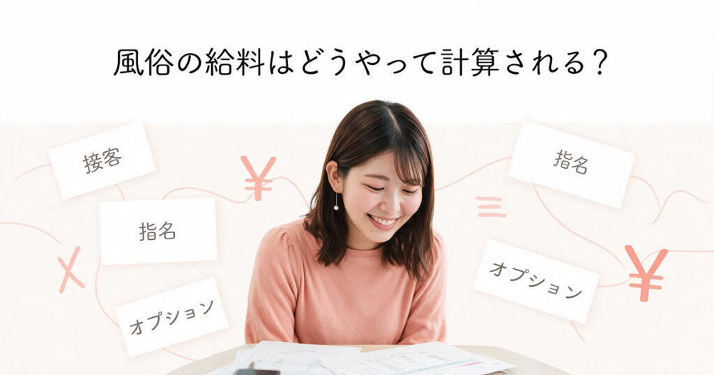 風俗の給料はどうやって計算される？