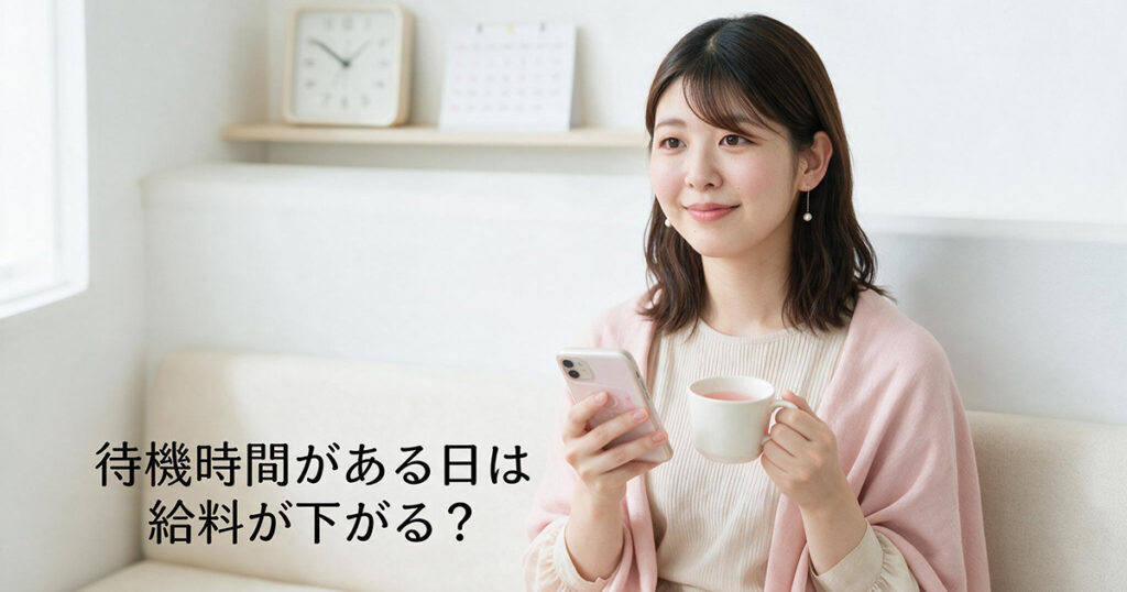 待機時間がある日は給料が下がる？