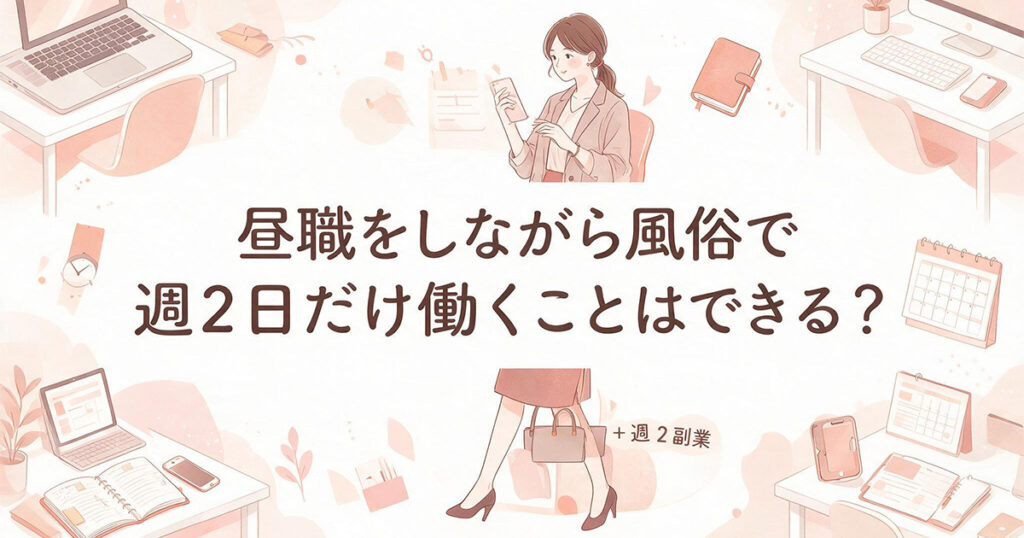 昼職と週2副業の働き方